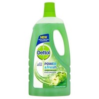 Dettol All in 1 Dilutable Green Apple Floor Cleaner - 1 L
