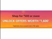 Amazon Prepaid Orders Shop for Rs. 500 Get Rs. 1600 Offers  