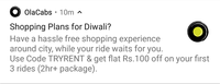 OLA Flat ₹100 Off on First 3 Ola Rent 