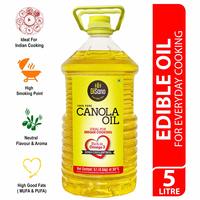 DiSano Canola Oil, for All Cooking Needs, Lowest in Saturated Fat, 5L