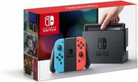 Nintendo Switch with Neon Blue and Neon Red Joy-Console