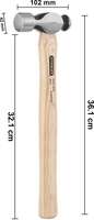 Stanley 54-114 Ball Peen Hammer  (0.66 kg) @119