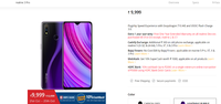 STEAL Rs. 8499 for Realme 3 Pro 4-64gb SD 712 AIE- (16+5) MP Cam, 24MP selfie (9999-1000hdfc-500extra on exchange)
