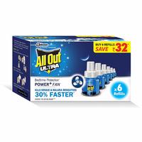 All Out Ultra Power+ FAN (6 refills pack) @ Rs 311