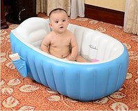Cho Cho European Standard Inflatable Baby Bath Tub with Pump (Multicolor) 