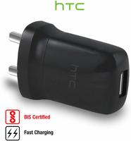 HTC E250 USB Wall Charger for iPhone and Android Devices (Black) @ ₹129