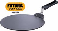 Hawkins Futura Non Stick Dosa Tawa, 33cm, Black