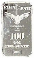 Silver Emporium Pure 999 Sterling Silver Bar (100 Grams)