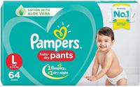Pampers New Diapers Pants, Large (64 Count)
