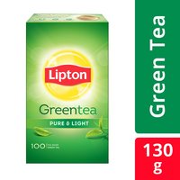 Lipton Pure & Light Green Tea Bags, 100 Pieces