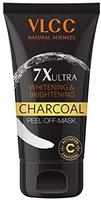 VLCC 7X Ultra Whitening and Brightening Charcoal Peel Off Mask, 100g 