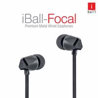 iBall Focal in Ear Wired Earphones - Black @ ₹399