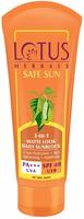 Lotus Herbals Safe Sun 3-In-1 Matte Look Daily Sunblock SPF-40, 50g @ ₹161