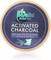 Basaika Herbal Care Parabeen-Less Activated Charcoal Face Scrub with Natural Ingredients for Men &amp; Women (50 G) Rs. 95 