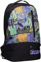 F Gear Shock 21.6 Liter Gym Backpack (Purple Green)