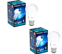 Philips Stellar Bright Base B22 14-Watt (Pack of 8, Cool Day Light) 