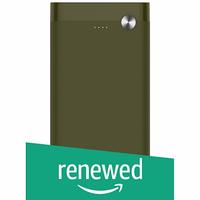 (Renewed) Ambrane 15000 mAH Lithium Polymer Power Bank with Micro/Type C Input for Android & iPhone (PP-150, Olive Green