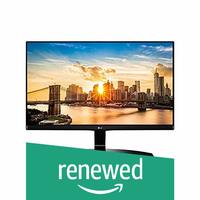 60% Off : (Renewed) LG 22 inch (55cm) LCD Monitor - Full HD, IPS Panel with VGA, HDMI, DVI, Heaphone Ports - 22MP68VQ (Black) at Rs.4436