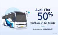 Paytm :- Get 50% Cashback upto 1000₹ on Bus Ticket Booking Above 300₹ || Every Hour for 1st 100 Users 