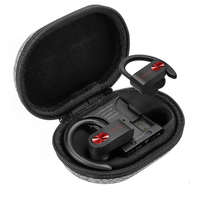 BlitzWolf® AIRAUX AA-UM2 TWS bluetooth 5.0 Ear Hook Earphone Stereo HiFi Sport Earbuds with Braid Snow Cancas Charging Case Black