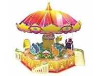 Webby Flying Chair 3D DIY Paper Jigsaw Puzzle with Light and Music, Multi Color 