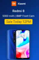 Redmi 8 Series 5000 Mah 8MP  Live at 12PM Today