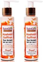 NutriGlow Luxury Skincare Kashmiri Saffron Sun Screen SPF 50 | PA+++ - SPF 50 PA+++ @ Rs 250