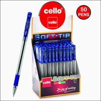 Cello Soft-Tip Ballpen - Pack of 50 (Assorted)