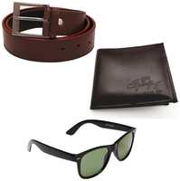 Combo of Sunglasses, Wallet & Belt @ Rs.65/- (Free Shipping)+get free gaana subscription