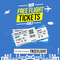 Flat 1250 instant discount on no min. international ticket booking of Air India flight