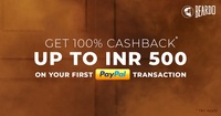 Beardo : Get 100% Cashback upto Rs.500 on your First Paypal Transaction