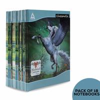 Classmate Notebook - Single Line Interleaf, 120 Pages,(Pack Of 18) @ Rs. 274