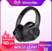 [Big Sale Day] Mixcder E9 Active Noise Cancelling Wireless Bluetooth Headphones 30 hours Playtime Bluetooth Headset with Super HiFi Deep Bass