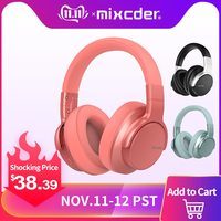 Mixcder E7 Wireless Headphones Active Noise Cancelling Bluetooth Headphone V5.0 Fast Charging ANC Headset for Phone