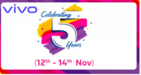 Vivo Carnival (12- 14th November ) Starting from Rs.13990 + Flat Rs. 1,000 on all prepaid transactions