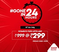 BrandFactory : Women's Tops @ ₹299 | Code : W299 (Only for today)