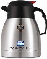 Kent Stainless Steel Vacuum Pot, 1.2 Litre, Silver
