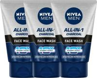 Nivea Men Oil Control All In 1 Face Wash 100 ml - Pack of 3 Face Wash @ Rs 342