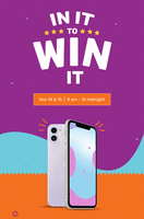Swiggy In It To Win It Contest - Win iPhone11 every hour