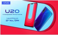 Vivo U20 with Snapdragon 675, up to 6GB RAM, triple rear cameras launching in India on November 22