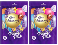 Cadbury Celebrations Party Pack 349g - Pack of 2 Bars  (2 x 349 g) 