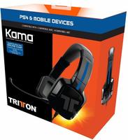 Mad Catz Tritton Kama Stereo Gaming Headset for PS4, PS Vita, Mobiles & Tablets (Black)