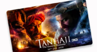 Get instant discount of Rs. 100 on TANHAJI movie voucher worth Rs.200