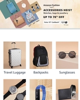 Amazon Big Accessories Heist 22-24 Nov :- Upto 70% off + Extra 10% Cashback as Amazon Paybalance