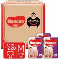 Huggies Wonder Pants Diapers Medium @ Rs.1759 MRP Rs.3199 ( 45 % off) (7.71 per pcs)