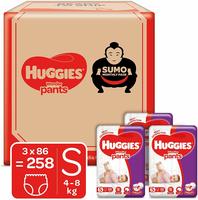 Huggies Wonder Pants Diapers Small @ Rs.1663 MRP Rs.3199 ( 48 % off) (6.45 per pcs)
