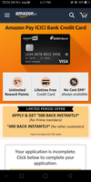 Apply for AmazonPay icici credit card & get 400/500 cashback for Non-prime/prime members