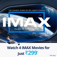 Paytm :- Watch 4 Imax Movies @ 299₹