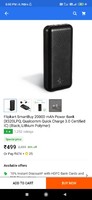 Flipkart SmartBuy 20000 mAh Power Bank (XS20LPQ, Qualcomm Quick Charge 3.0 Certified IC)
