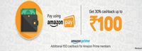 Amazon 30% cashback on movies for prime member's